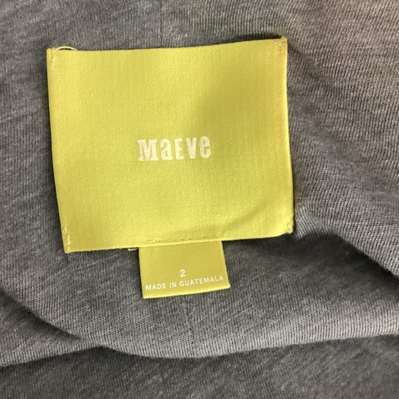 Maeve Anthropologie Blue Geometric Fit & Flare Dress Size 2 - Picture 6 of 7